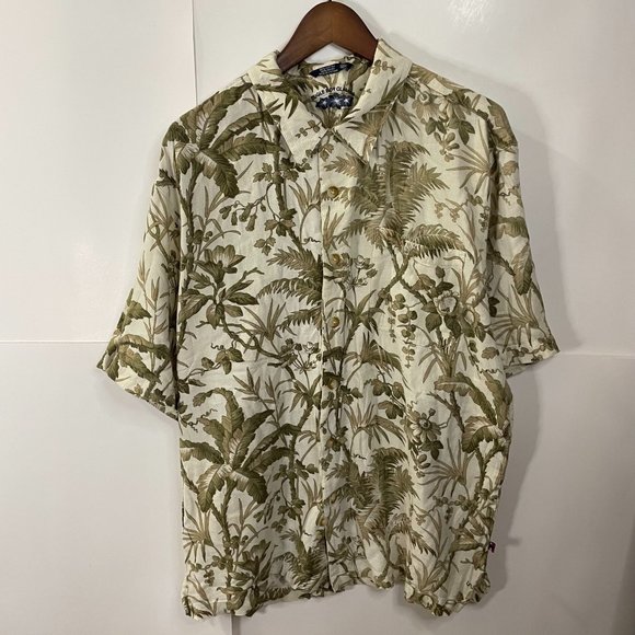 Bugle Boy Shirts Vintage Bugle Boy Mens Floral Hawaiian Collar Button Short Sleeve Size Xxl